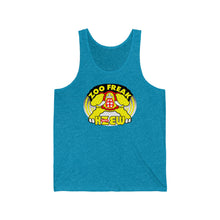 Load image into Gallery viewer, 98 KZEW-FM Zoo Freak Unisex Jersey Tank Top