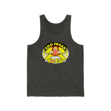 Load image into Gallery viewer, 98 KZEW-FM Zoo Freak Unisex Jersey Tank Top