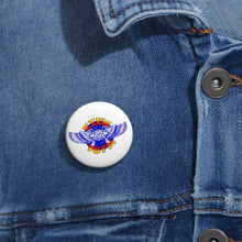 Load image into Gallery viewer, 98 KZEW-FM Winged ZOOLOO Custom Button