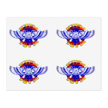 Load image into Gallery viewer, 98 KZEW-FM Winged Zooloo Sticker Sheets