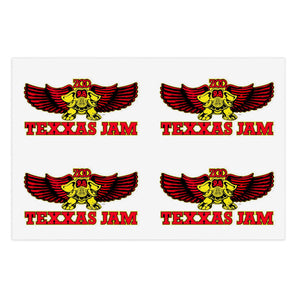 98 KZEW-FM Texxas Jam Sticker Sheets