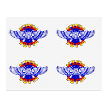Load image into Gallery viewer, 98 KZEW-FM Winged Zooloo Sticker Sheets