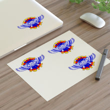 Load image into Gallery viewer, 98 KZEW-FM Winged Zooloo Sticker Sheets