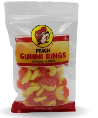 Buc-ee's Peach Gummi Rings