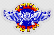 Load image into Gallery viewer, 98 KZEW-FM Winged Zooloo Window Sticker