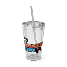 Load image into Gallery viewer, Records Geek Sunsplash Tumbler with Straw