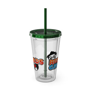 Records Geek Sunsplash Tumbler with Straw