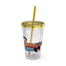 Load image into Gallery viewer, Records Geek Sunsplash Tumbler with Straw