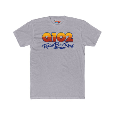 Q102 Texas Best Rock Vintage Style Crew Tee