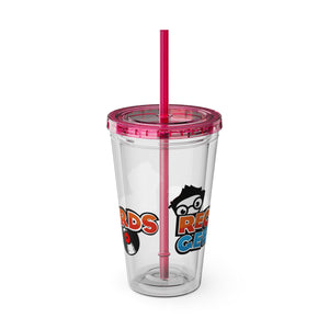 Records Geek Sunsplash Tumbler with Straw