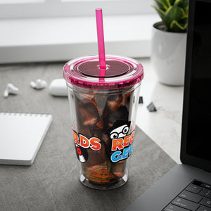 Records Geek Sunsplash Tumbler with Straw