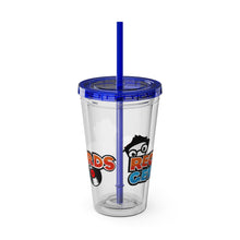 Load image into Gallery viewer, Records Geek Sunsplash Tumbler with Straw