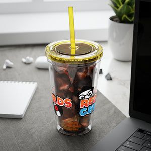 Records Geek Sunsplash Tumbler with Straw