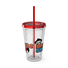 Load image into Gallery viewer, Records Geek Sunsplash Tumbler with Straw