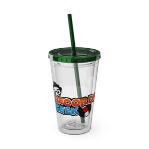 Records Geek Sunsplash Tumbler with Straw