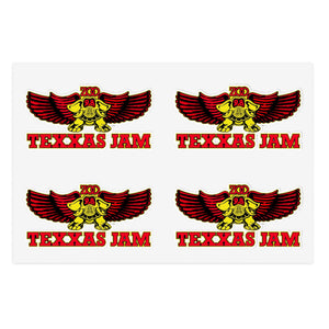 98 KZEW-FM Texxas Jam Sticker Sheets