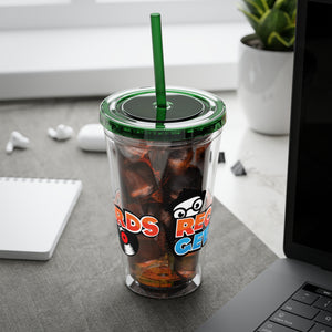 Records Geek Sunsplash Tumbler with Straw