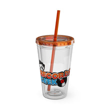 Load image into Gallery viewer, Records Geek Sunsplash Tumbler with Straw