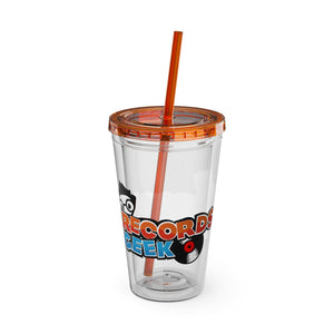 Records Geek Sunsplash Tumbler with Straw