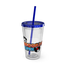 Load image into Gallery viewer, Records Geek Sunsplash Tumbler with Straw