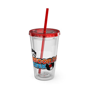 Records Geek Sunsplash Tumbler with Straw