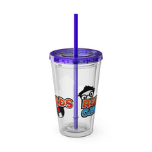 Load image into Gallery viewer, Records Geek Sunsplash Tumbler with Straw