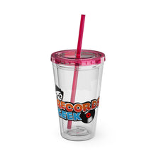 Load image into Gallery viewer, Records Geek Sunsplash Tumbler with Straw