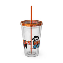 Load image into Gallery viewer, Records Geek Sunsplash Tumbler with Straw