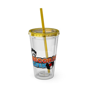 Records Geek Sunsplash Tumbler with Straw