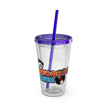 Load image into Gallery viewer, Records Geek Sunsplash Tumbler with Straw