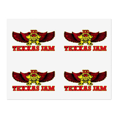 98 KZEW-FM Texxas Jam Sticker Sheets