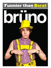 Load image into Gallery viewer, Brüno movie cover with Sacha Baron Cohen