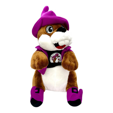 Buc-ee's 12-inch Bucky Beaver Halloween 2025 Purple Witch Plush Mascot