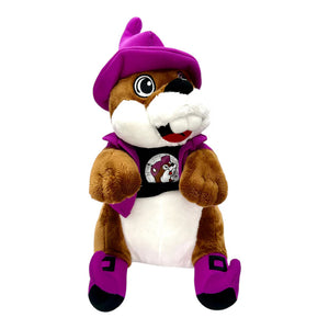 Buc-ee's 12-inch Bucky Beaver Halloween 2025 Purple Witch Plush Mascot