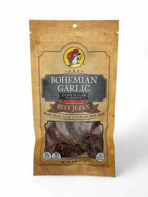Buc-ee's Bohemian Garlic Zero Sugar Beef Jerky