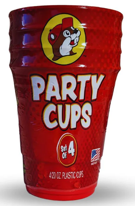 Buc-ee's Party Plastic Cups