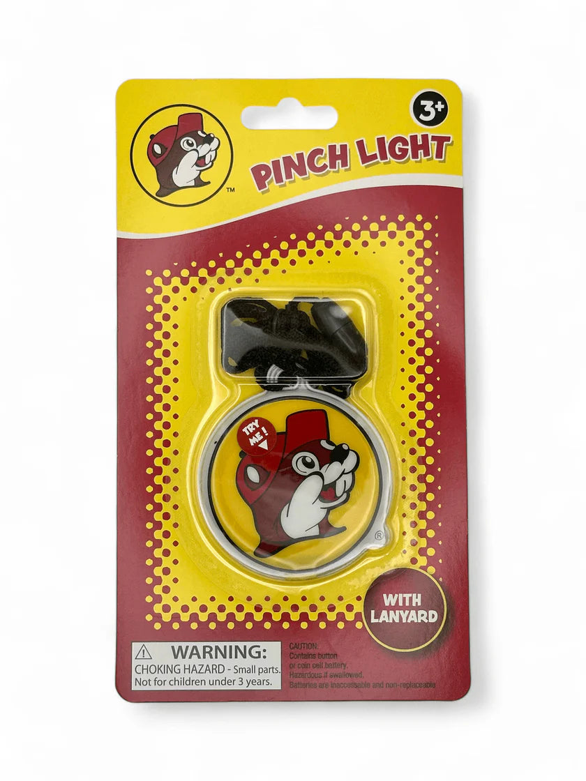 Buc-ee's Pinch Light Keychain - Travel Center Novelty Accessory