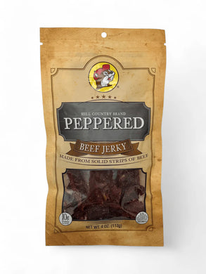Buc-ee's Hill Country Brand Peppered Beef Jerky 4 oz Bag UPC 192484007511 Snack Food