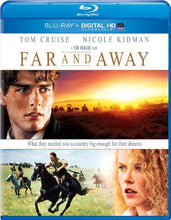 Load image into Gallery viewer, Far and Away DVD/Blu-ray cover, 1992 Ron Howard film starring Tom Cruise and Nicole Kidman