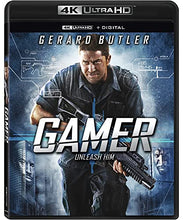 Load image into Gallery viewer, Gamer 2009 4K Blu-ray DVD Gerard Butler Michael C Hall Logan Lerman Sci-Fi Action