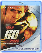Load image into Gallery viewer, Gone in 60 Seconds DVD/Blu-ray cover, 2000 action heist film starring Nicolas Cage