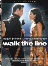 Load image into Gallery viewer, Walk the Line DVD Cover Full Screen Joaquin Phoenix Reese Witherspoon Johnny Cash Biopic 20th Century Fox