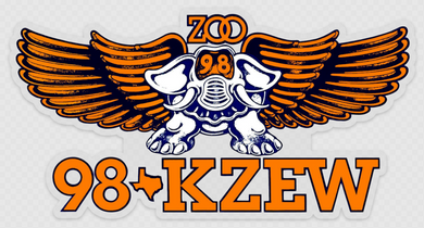98 KZEW-FM Window Sticker