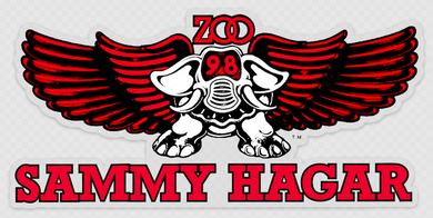 98 KZEW-FM Sammy Hagar Window Sticker