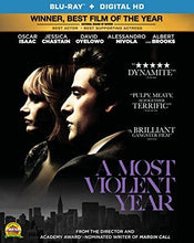 Load image into Gallery viewer, A Most Violent Year Movie Cover Oscar Isaac Jessica Chastain Blu-ray and DVD Formats Lionsgate 2014