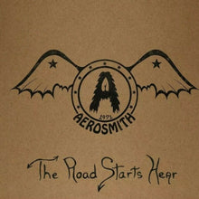Load image into Gallery viewer, Aerosmith 1971 The Road Starts Hear vinyl LP brown cover