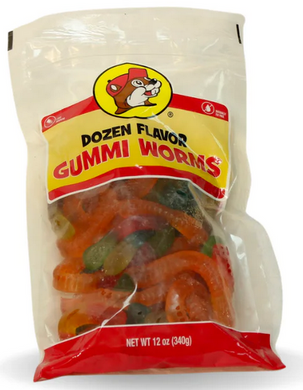 Buc-ee's Dozen Flavor Gummi Worms
