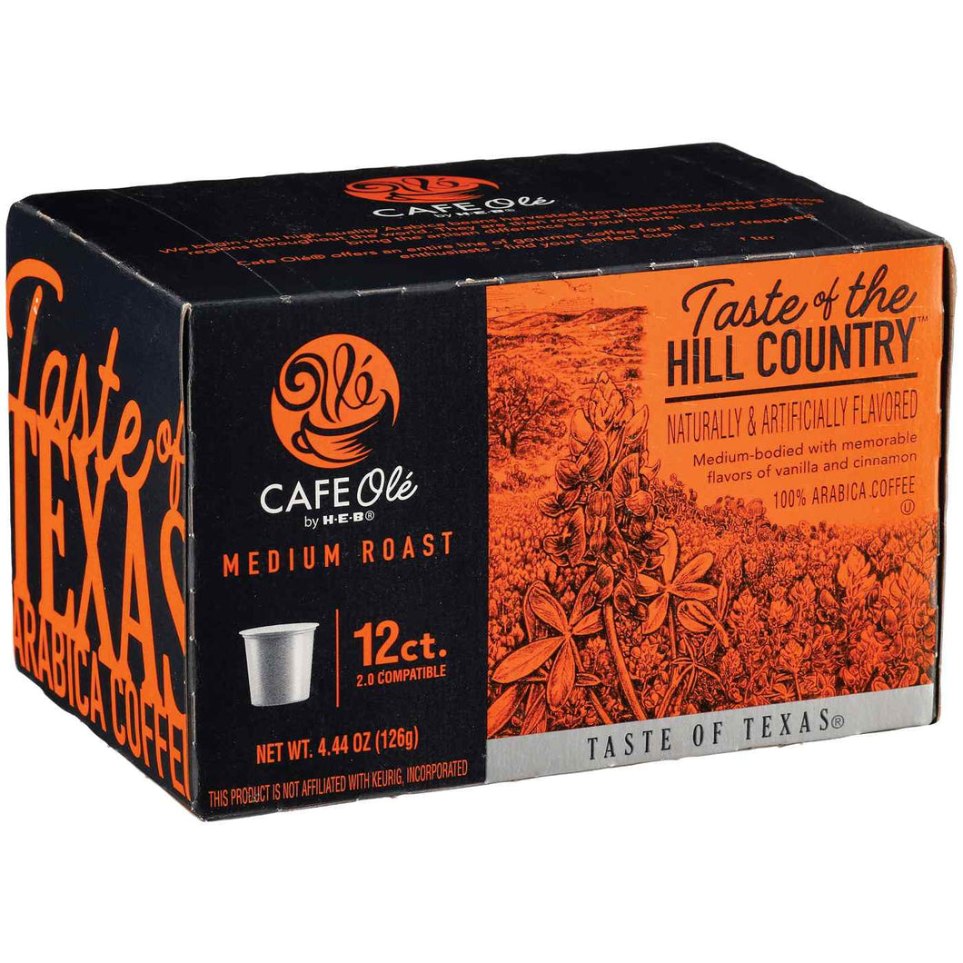 Cafe Ole by H‑E‑B Taste of Hill Country Single Serve Coffee Cups