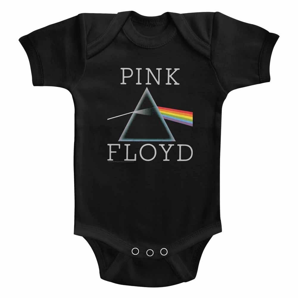Pink Floyd Dark Side of the Moon Prism Baby Onesie